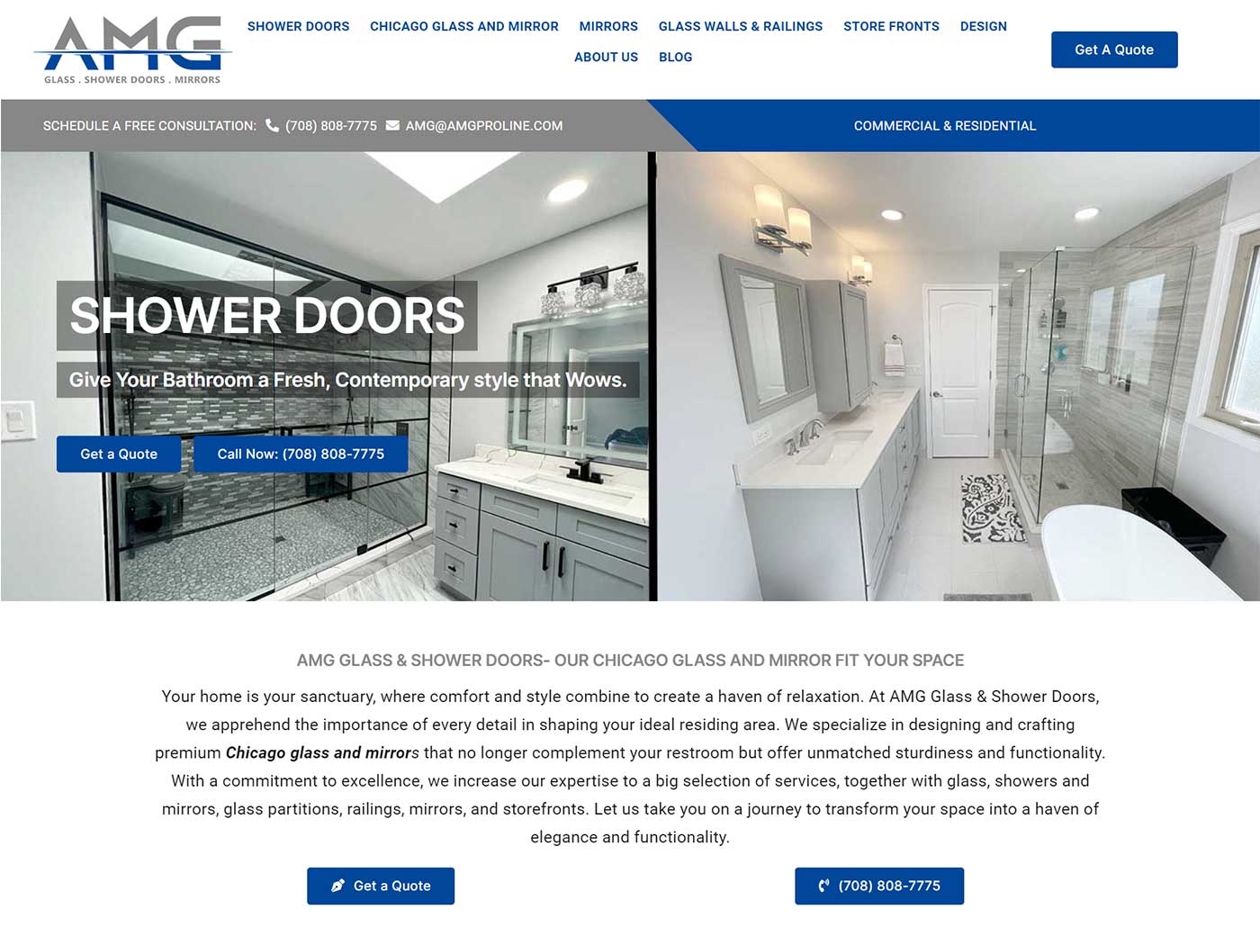 AMG Glass & Shower Doors