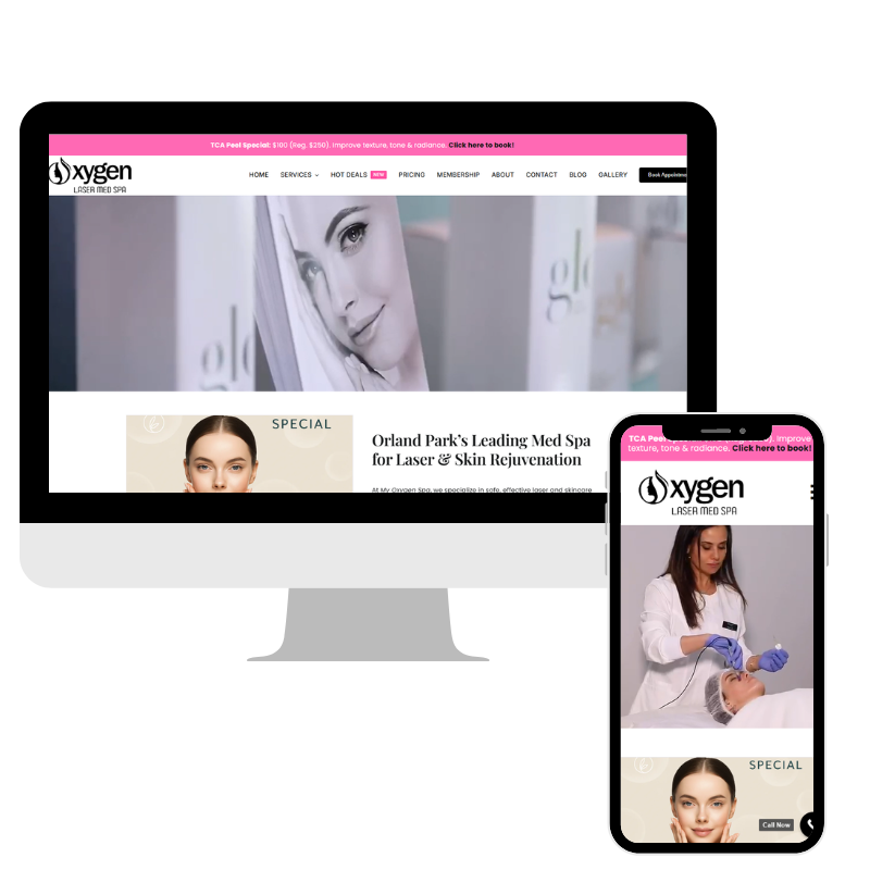 oxygen med spa portfolio