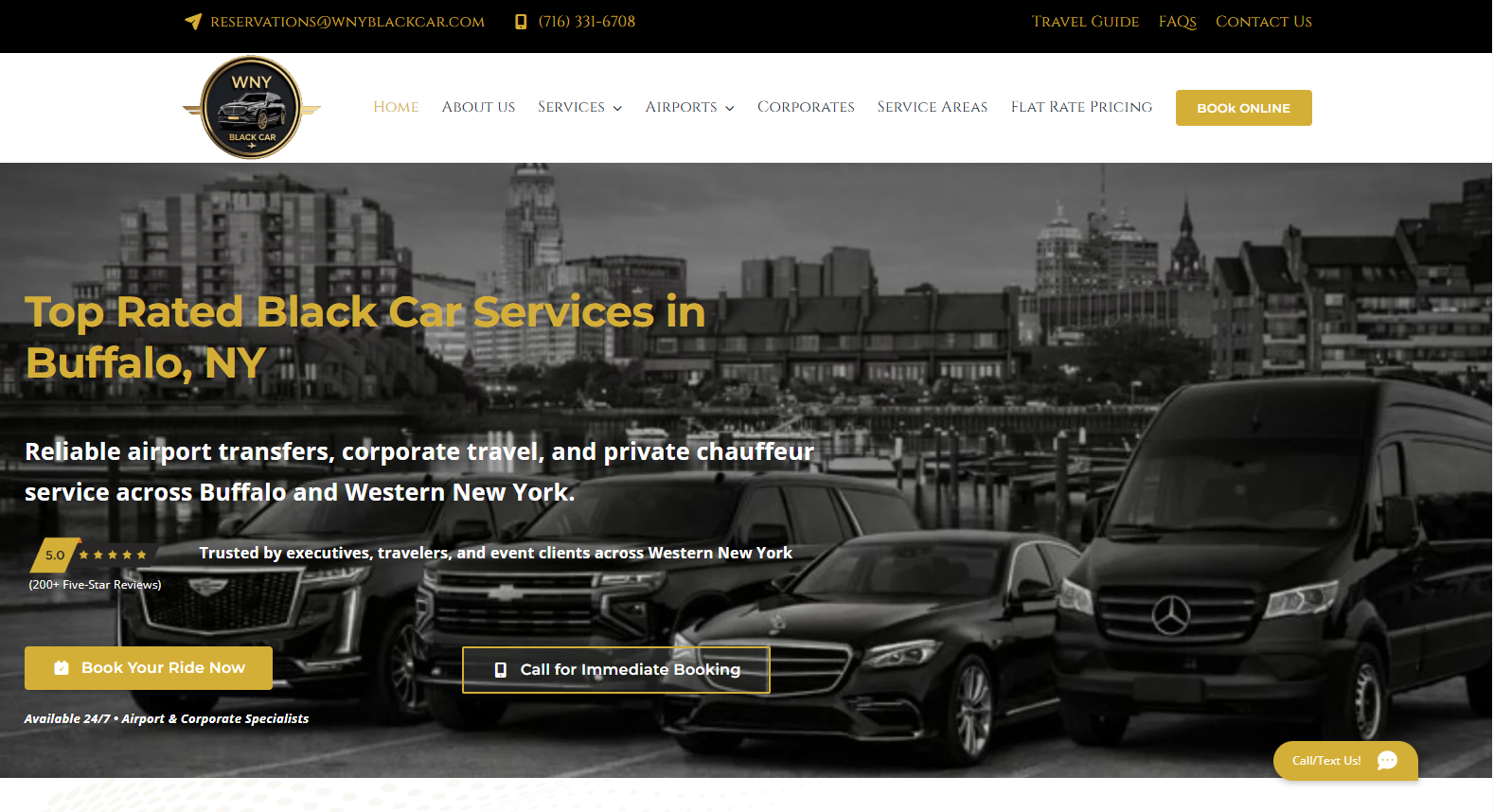 wny black car service new york client