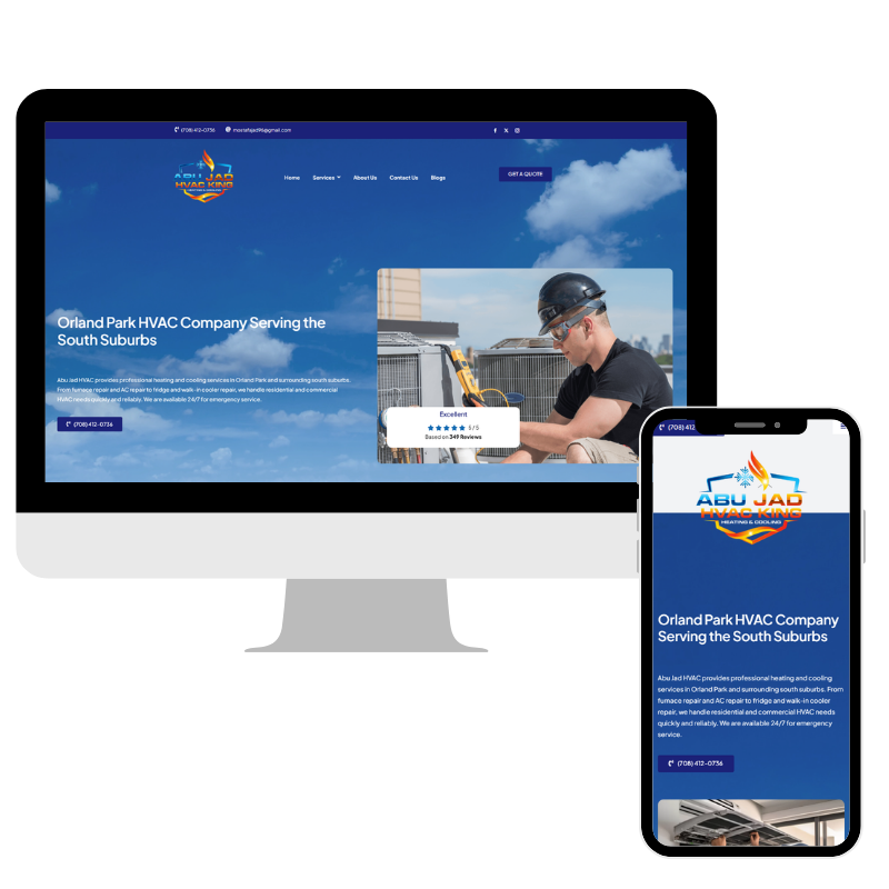 hvac seo and website development services