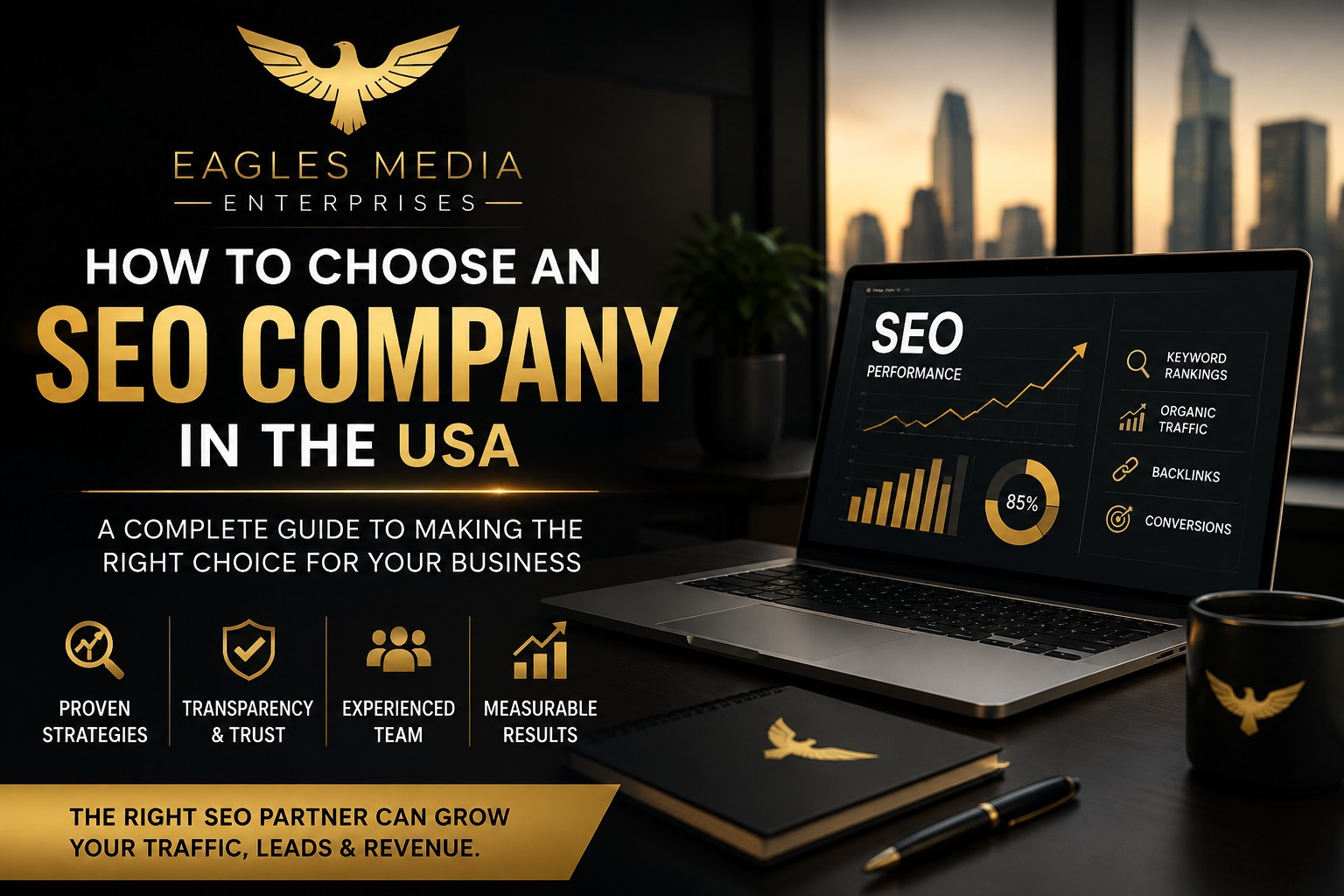 SEO company USA — Eagles Media Enterprises complete guide to choosing the best SEO company in the USA for your business