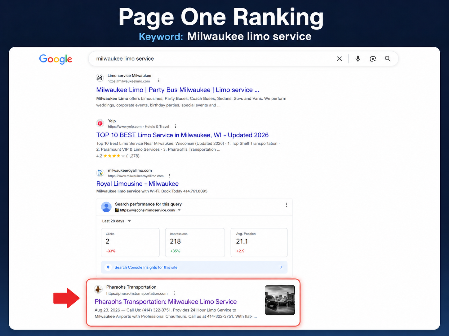milwaukee limo service ranking