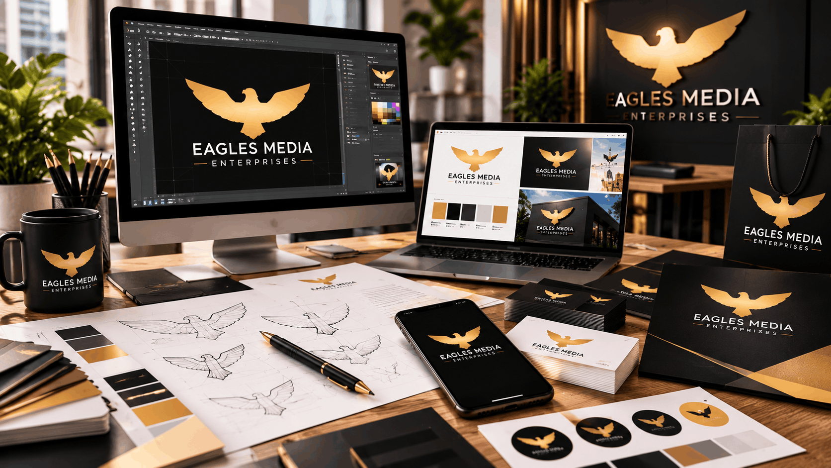 branding logo(1) Logo design and branding sketches